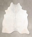 Grey with Beige X-Large Brazilian Cowhide Rug 7'0"H x 6'4"W #A29647 by Hudson Hides