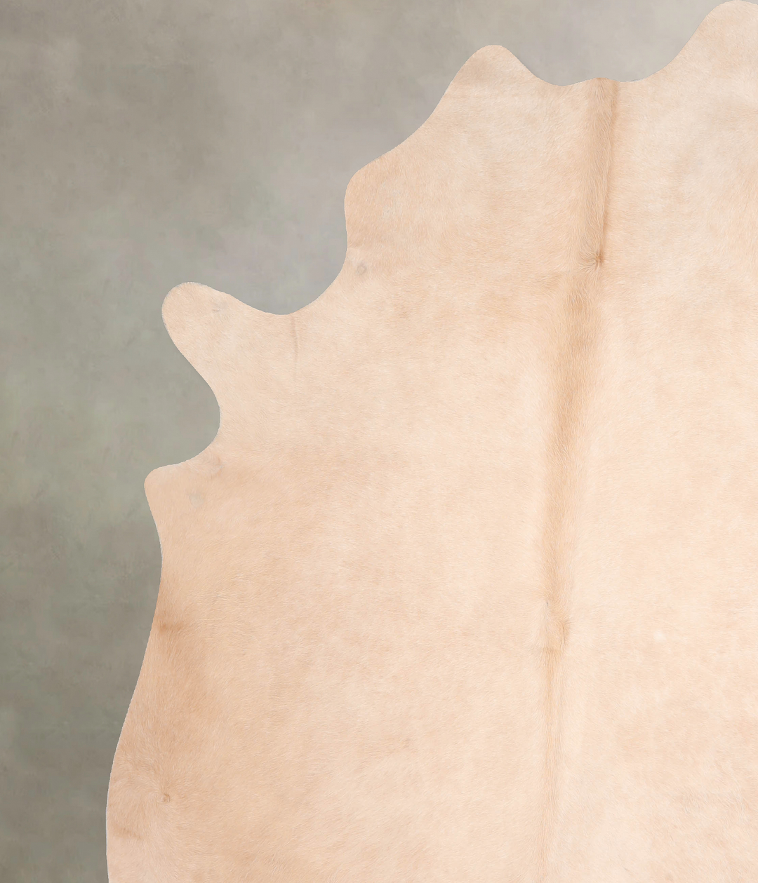 Beige XX-Large Brazilian Cowhide Rug 7'9"H x 6'11"W #A29654 by Hudson 