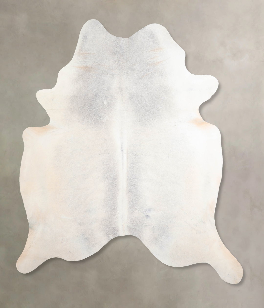 Light Grey X-Large Brazilian Cowhide Rug 7'7"H x 6'7"W #A29670 by Huds
