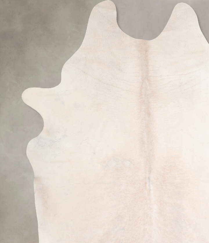 Beige XX-Large Brazilian Cowhide Rug 8'1"H x 6'11"W #A29700 by Hudson Hides