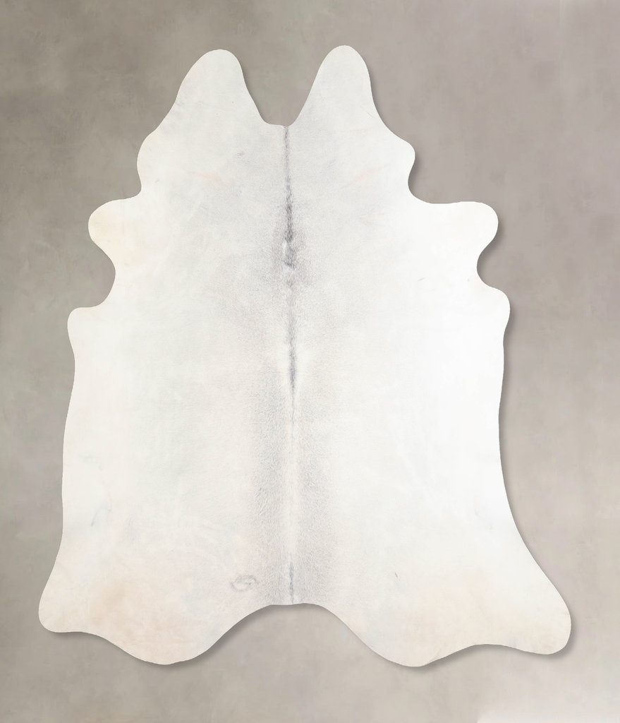 Light Grey XX-Large Brazilian Cowhide Rug 7'7"H x 6'11"W #A29709 by Hudson Hides