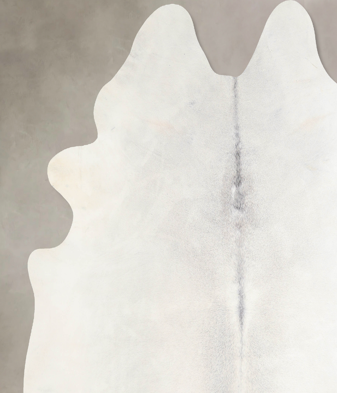 Light Grey XX-Large Brazilian Cowhide Rug 7'7"H x 6'11"W #A29709 by Hu