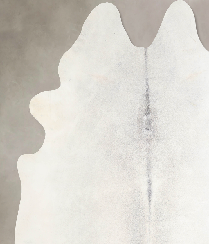 Light Grey XX-Large Brazilian Cowhide Rug 7'7"H x 6'11"W #A29709 by Hudson Hides
