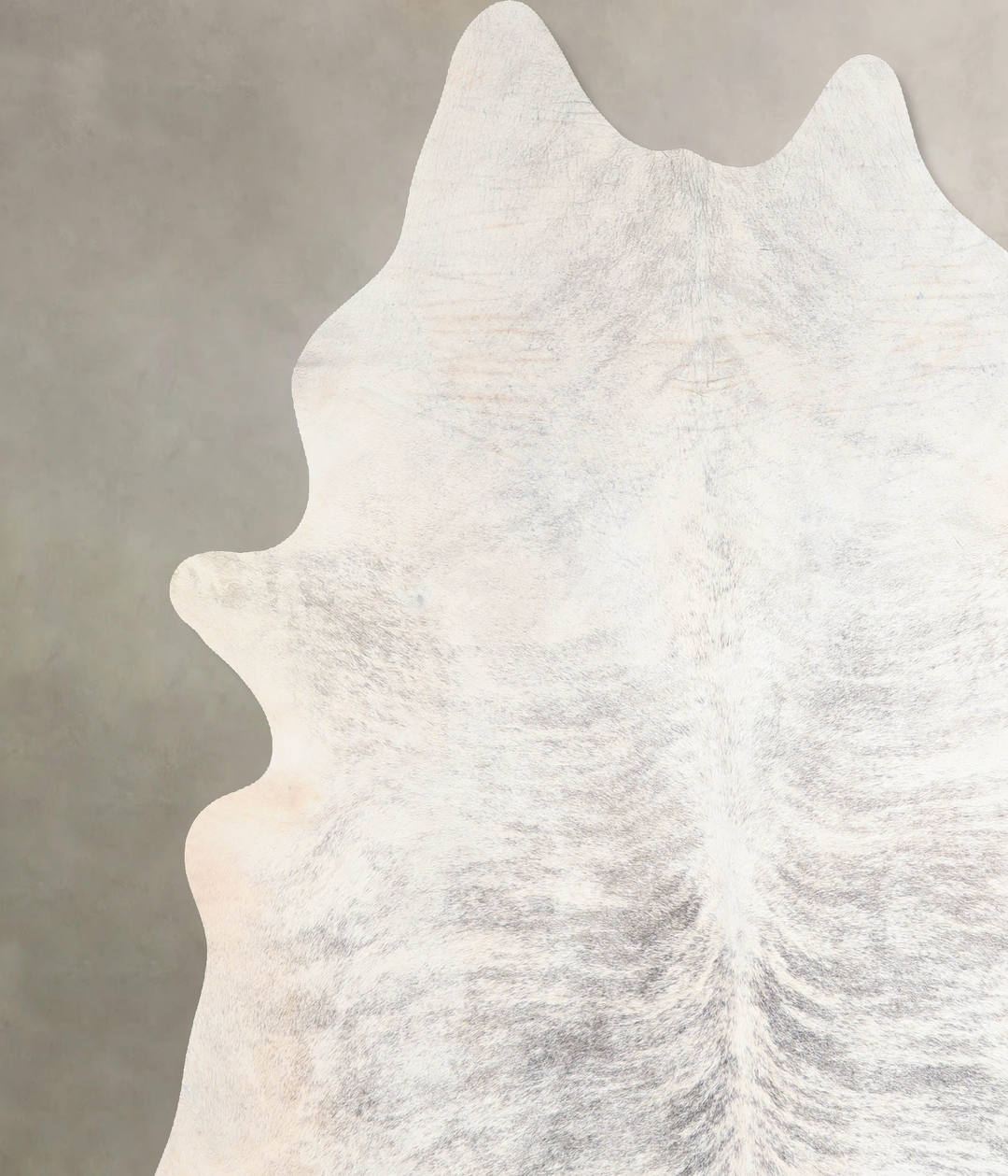 Grey Brindle XX-Large Brazilian Cowhide Rug 7'8"H x 7'1"W #A29721 by H