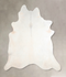Ivory with Beige XX-Large Brazilian Cowhide Rug 8'1