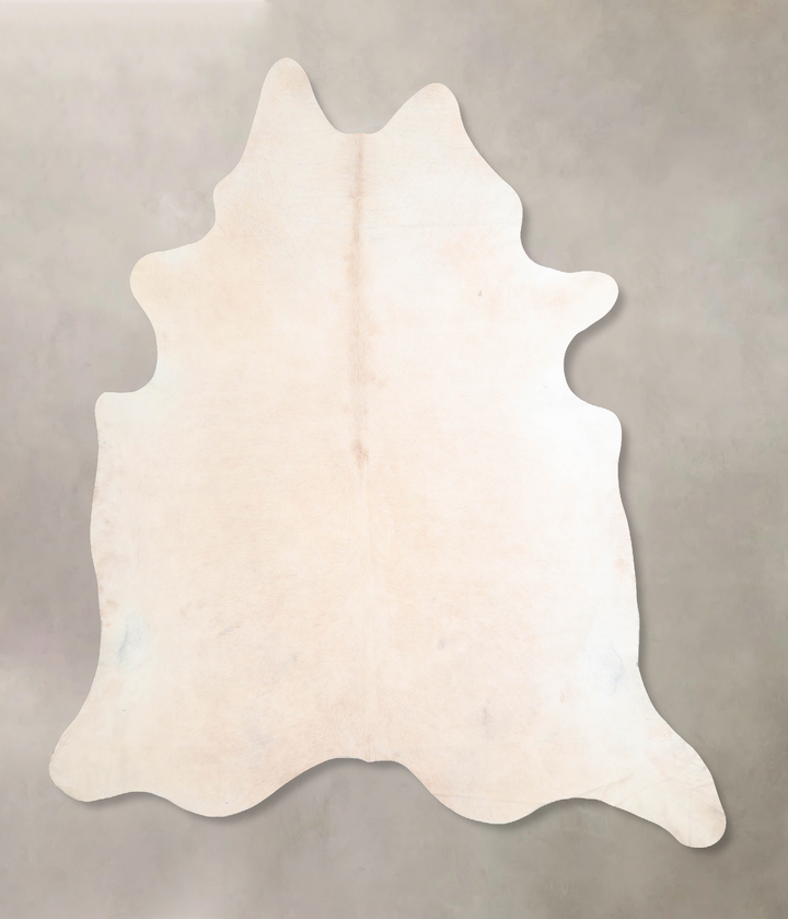 Beige XX-Large Brazilian Cowhide Rug 7'4"H x 7'2"W #A29789 by Hudson Hides