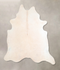 Beige XX-Large Brazilian Cowhide Rug 7'4