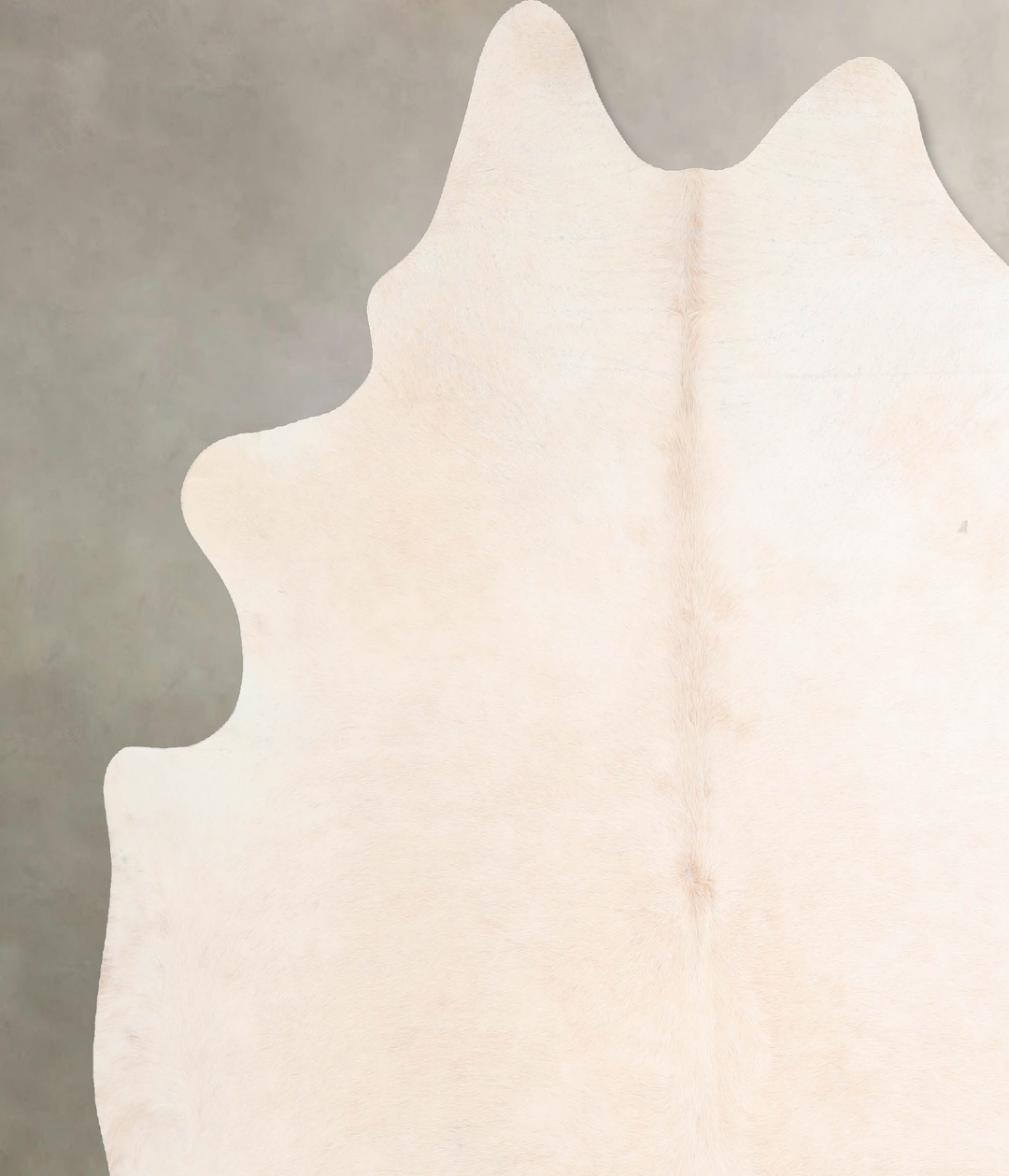 Beige XX-Large Brazilian Cowhide Rug 7'4"H x 7'2"W #A29789 by Hudson H