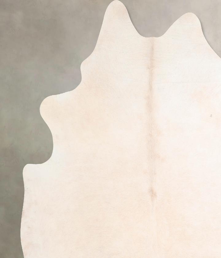 Beige XX-Large Brazilian Cowhide Rug 7'4"H x 7'2"W #A29789 by Hudson Hides