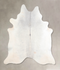 Light Grey X-Large Brazilian Cowhide Rug 6'11