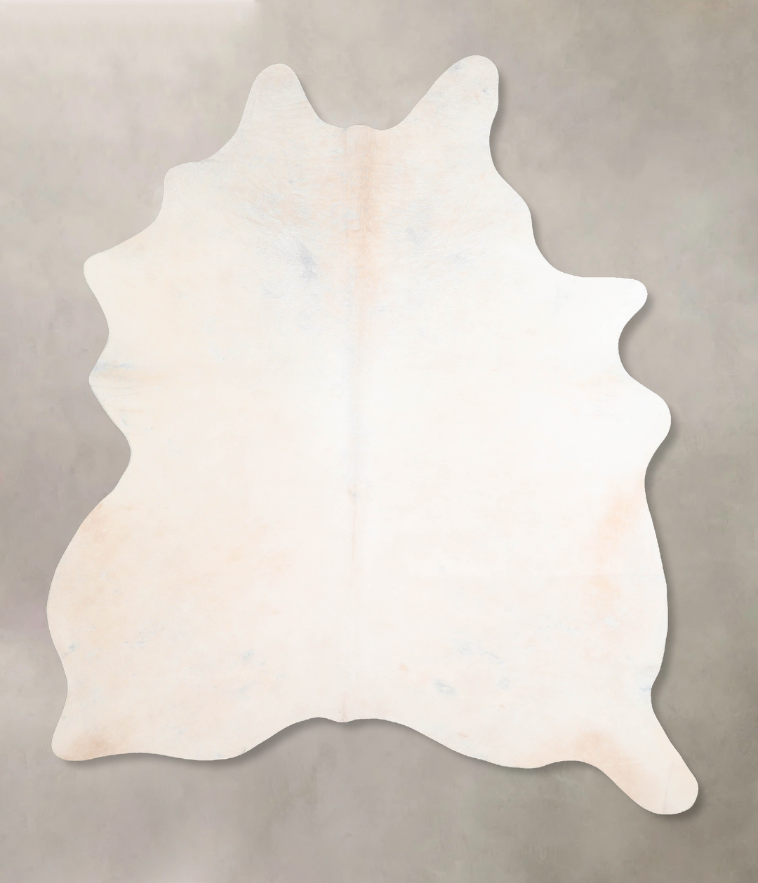 Ivory with Beige X-Large Brazilian Cowhide Rug 7'6"H x 5'8"W #A29796 b