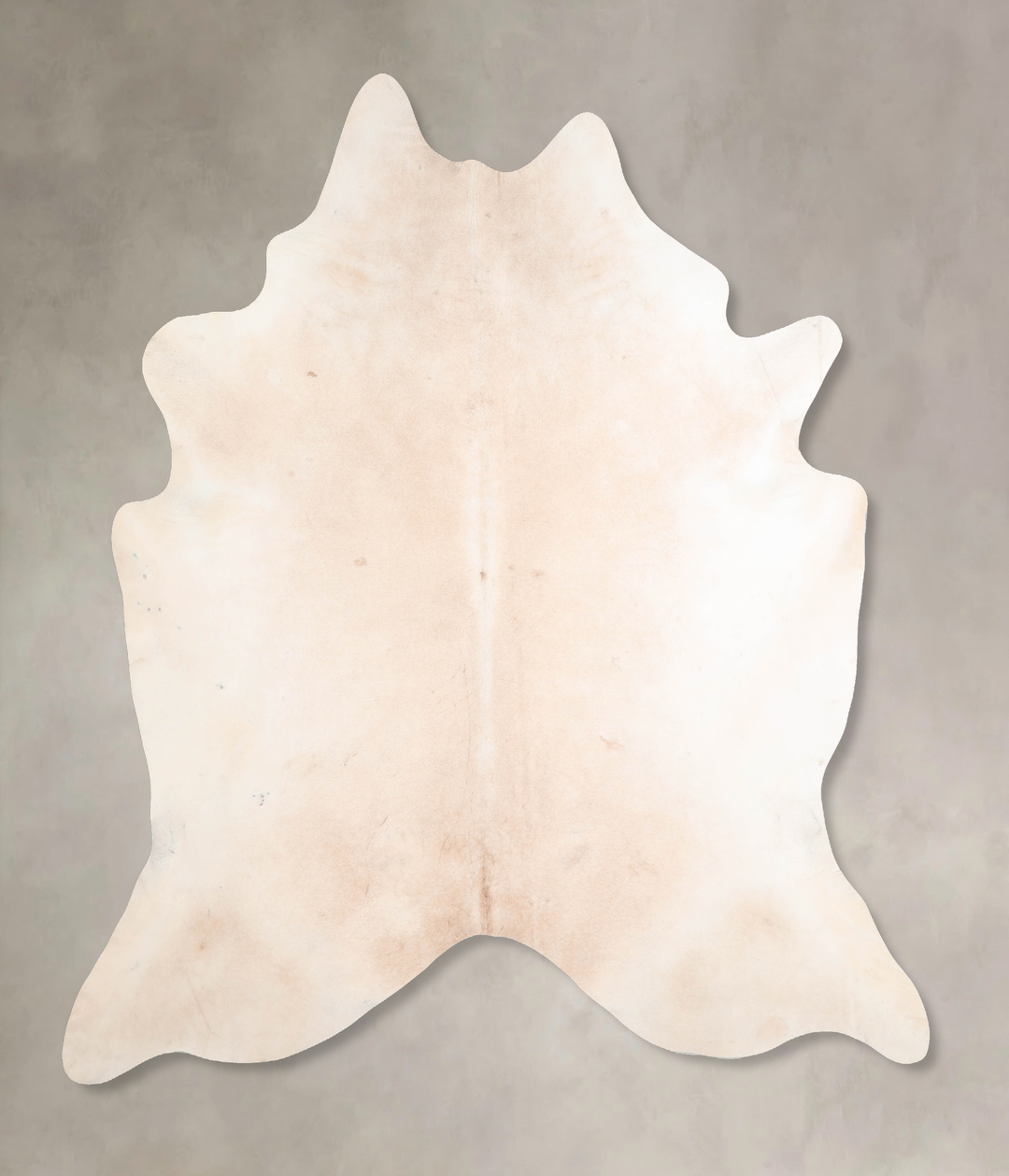 Beige XX-Large Brazilian Cowhide Rug 7'8"H x 6'8"W #A29848 by Hudson H