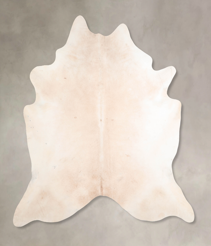 Beige XX-Large Brazilian Cowhide Rug 7'8"H x 6'8"W #A29848 by Hudson Hides