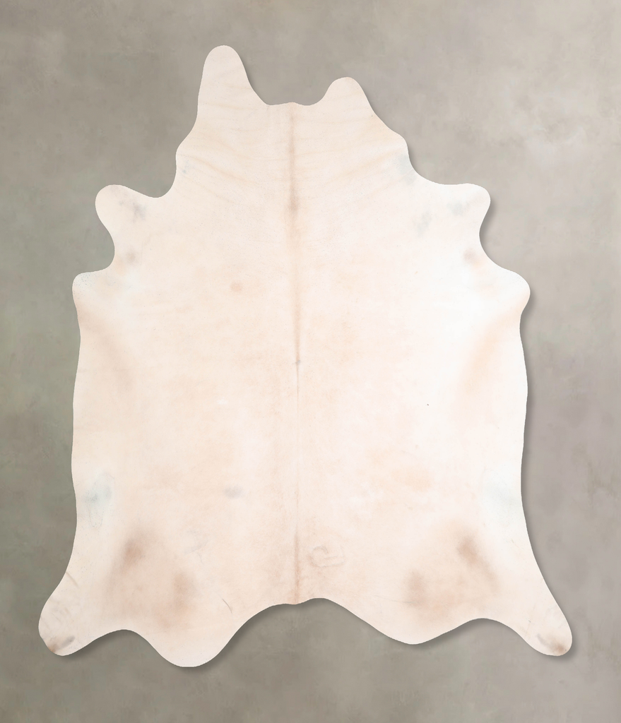 Beige XX-Large Brazilian Cowhide Rug 7'10"H x 7'3"W #A29854 by Hudson Hides