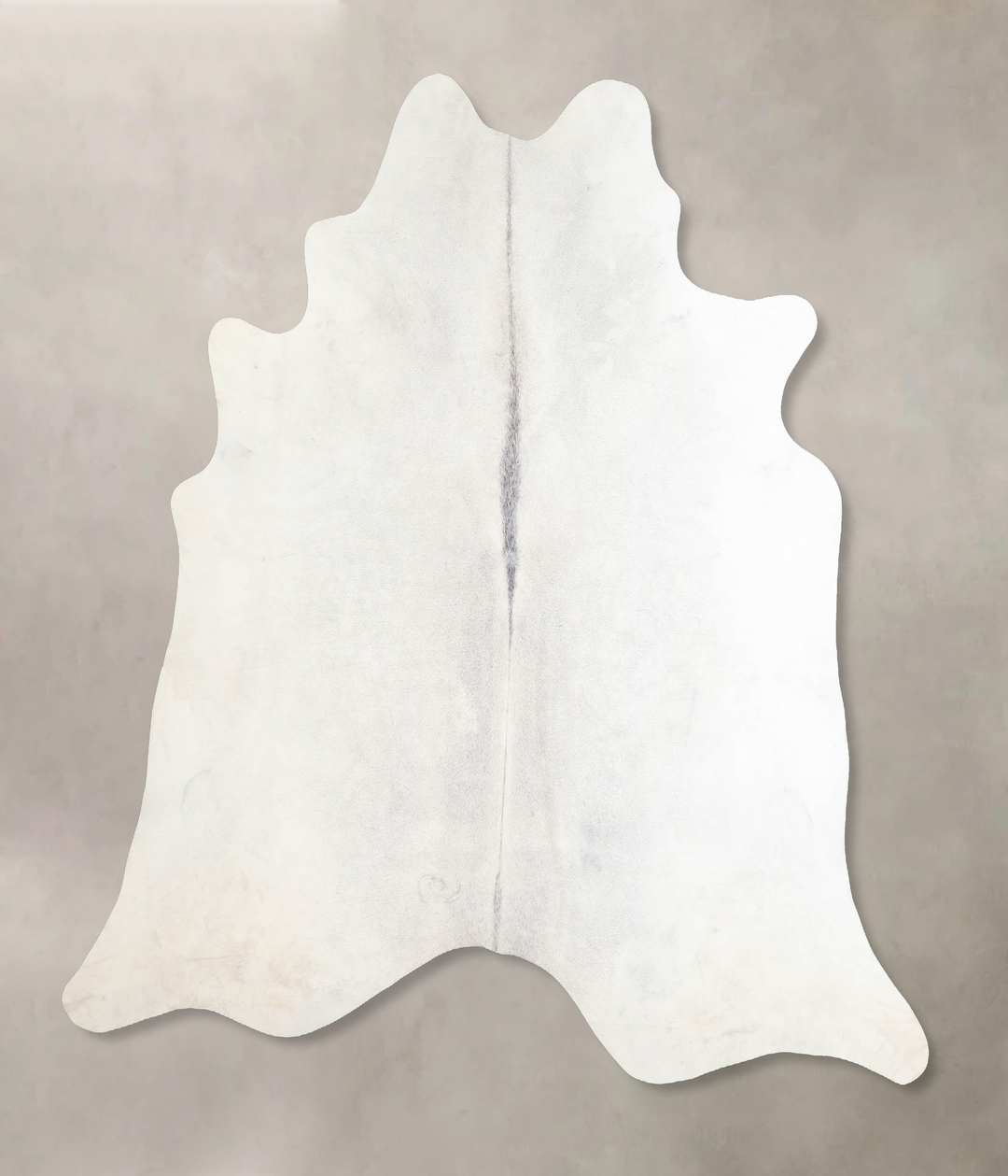 Light Grey XX-Large Brazilian Cowhide Rug 7'1"H x 7'3"W #A29863 by Hud