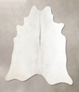 Light Grey XX-Large Brazilian Cowhide Rug 7'1"H x 7'3"W #A29863 by Hudson Hides