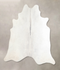 Light Grey XX-Large Brazilian Cowhide Rug 7'1