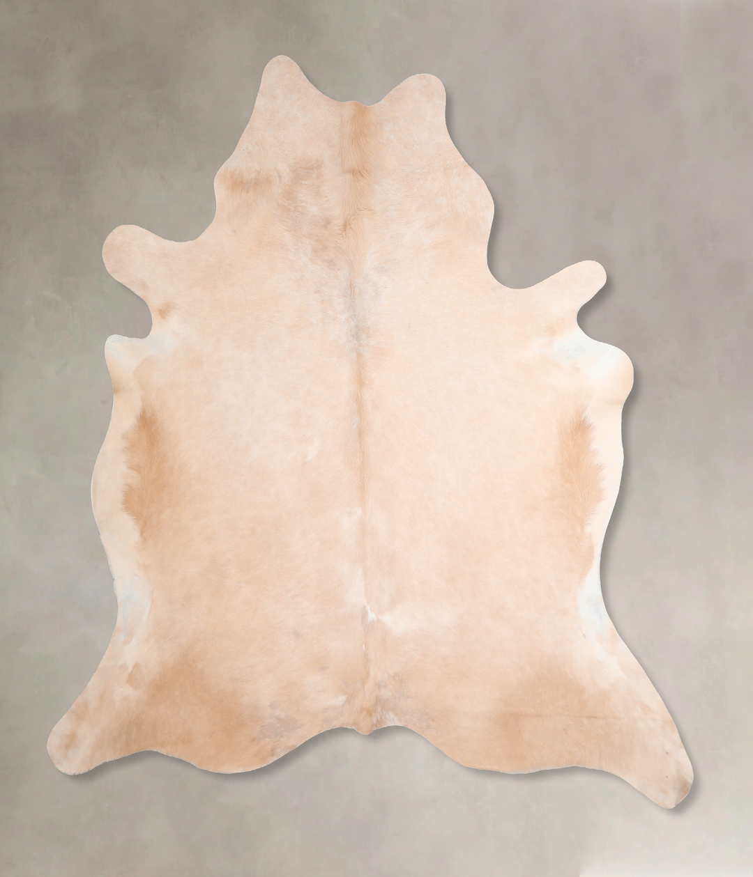 Beige XX-Large Brazilian Cowhide Rug 7'8"H x 7'6"W #A29868 by Hudson H