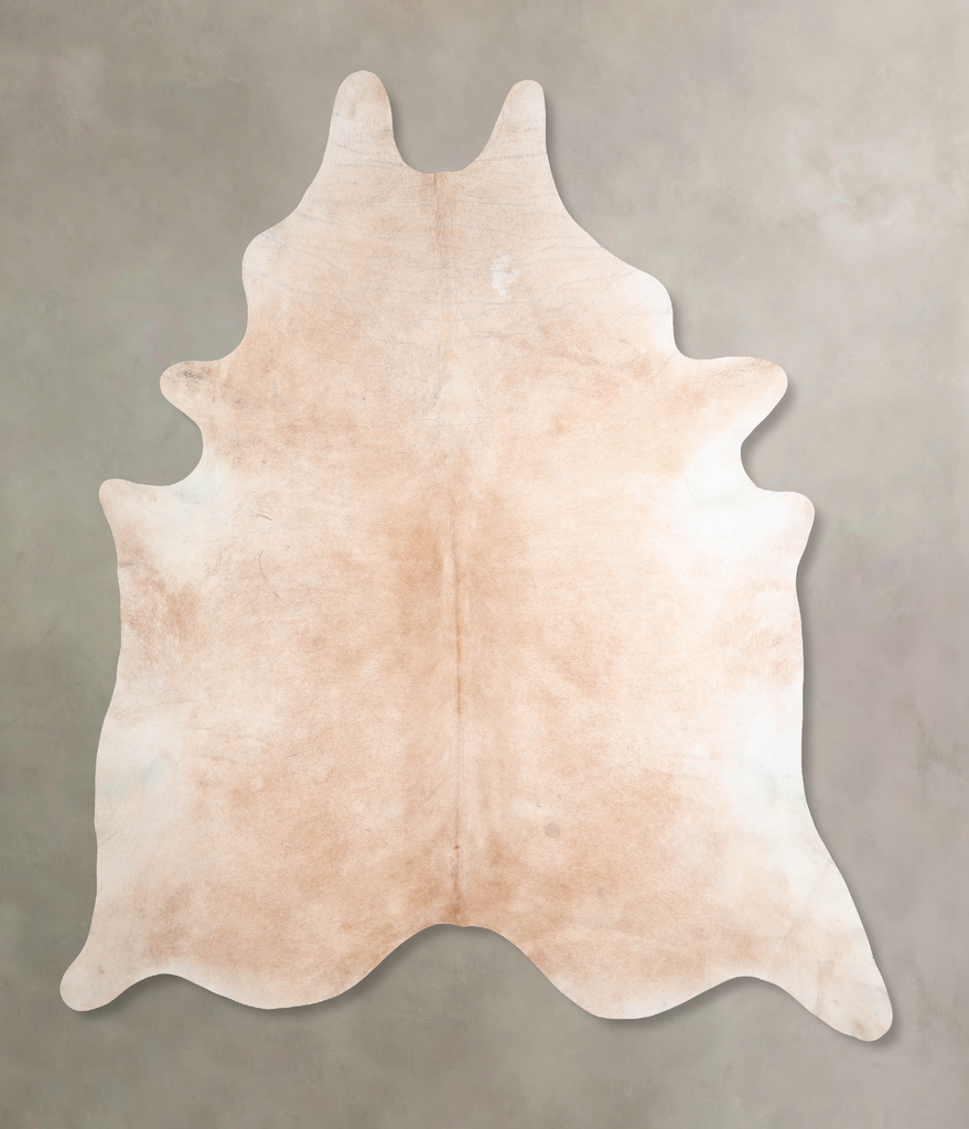 Beige XX-Large Brazilian Cowhide Rug 8'6"H x 7'5"W #A29871 by Hudson Hides