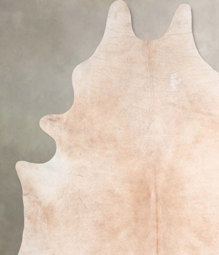 Beige XX-Large Brazilian Cowhide Rug 8'6"H x 7'5"W #A29871 by Hudson Hides