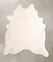 Ivory with Beige X-Large Brazilian Cowhide Rug 7'3