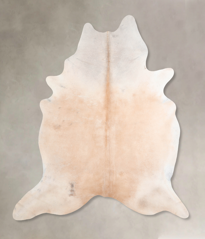 Beige XX-Large Brazilian Cowhide Rug 7'9"H x 6'11"W #A29896 by Hudson Hides