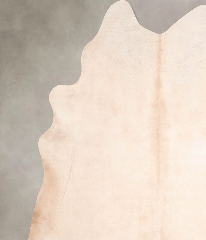 Beige XX-Large Brazilian Cowhide Rug 7'6"H x 6'11"W #A29900 by Hudson Hides