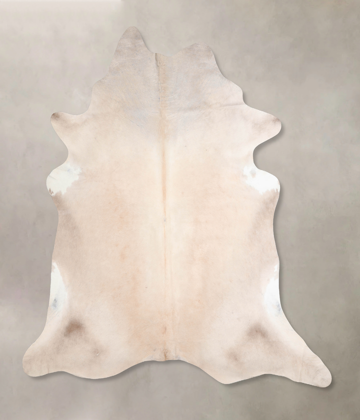 Beige XX-Large Brazilian Cowhide Rug 7'8"H x 7'4"W #A29903 by Hudson Hides