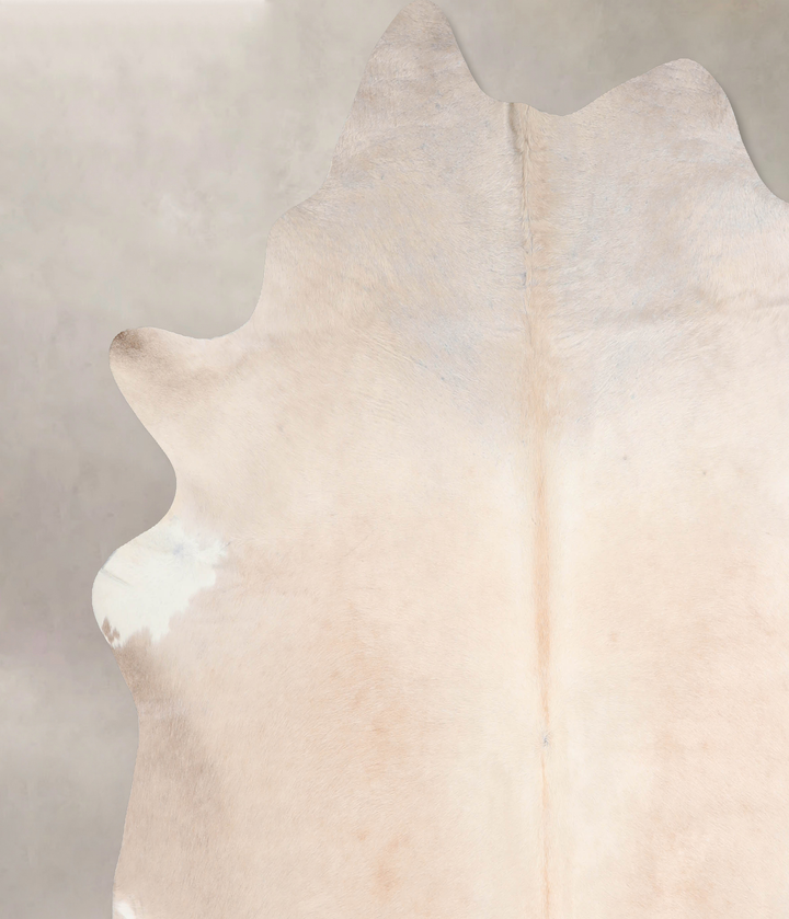 Beige XX-Large Brazilian Cowhide Rug 7'8"H x 7'4"W #A29903 by Hudson Hides