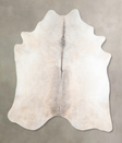 Grey with Beige XX-Large Brazilian Cowhide Rug 7'10"H x 6'10"W #A29905 by Hudson Hides