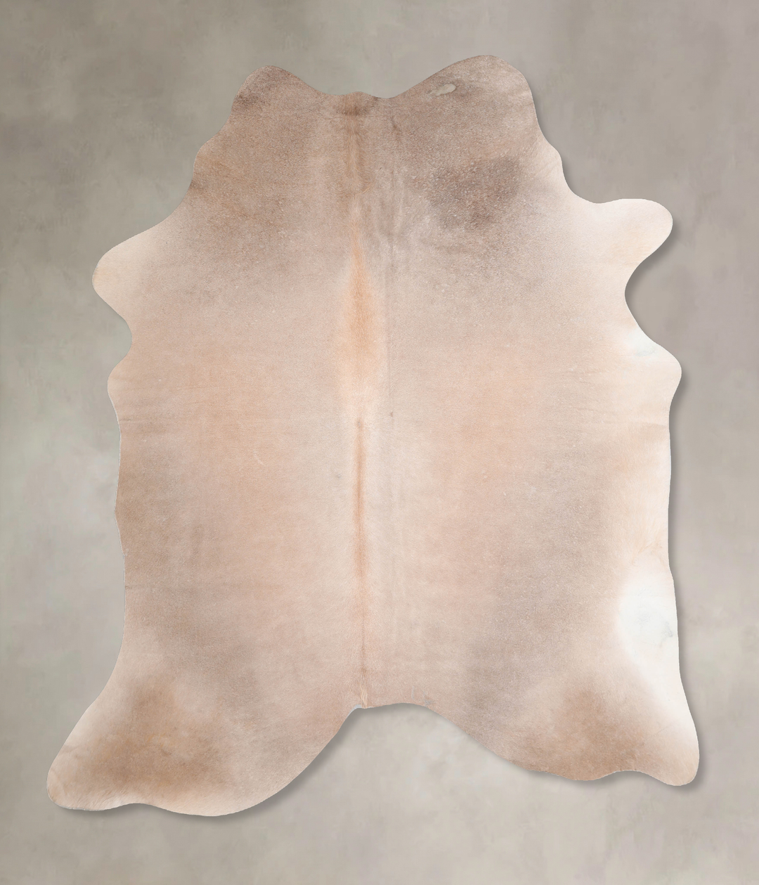 Champagne X-Large Brazilian Cowhide Rug 7'1"H x 6'3"W #A29909 by Hudso