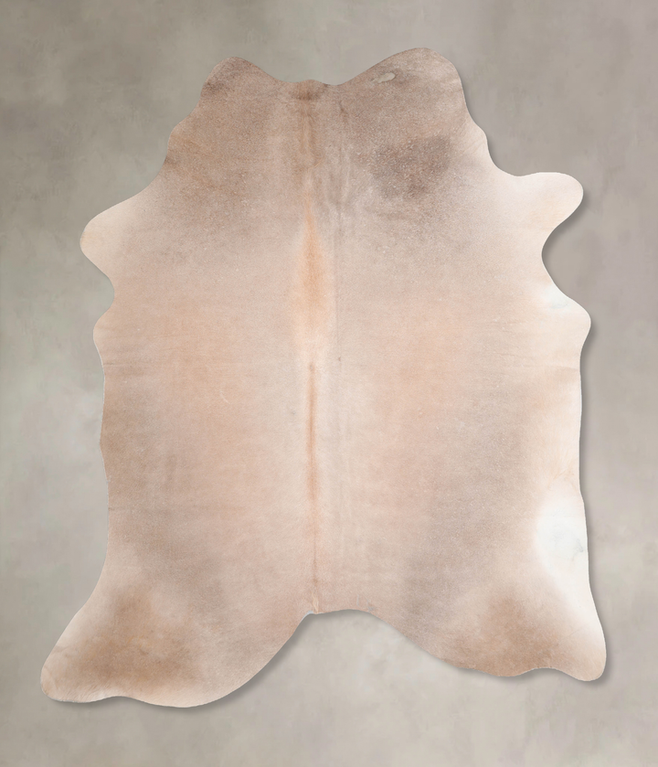 Champagne X-Large Brazilian Cowhide Rug 7'1"H x 6'3"W #A29909 by Hudson Hides