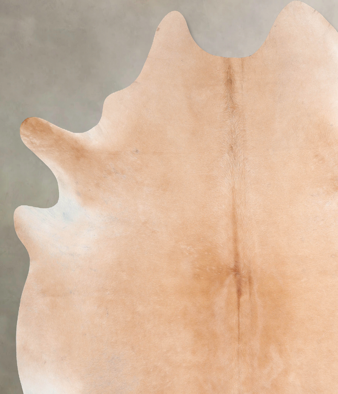 Beige XX-Large Brazilian Cowhide Rug 7'11"H x 6'10"W #A29928 by Hudson