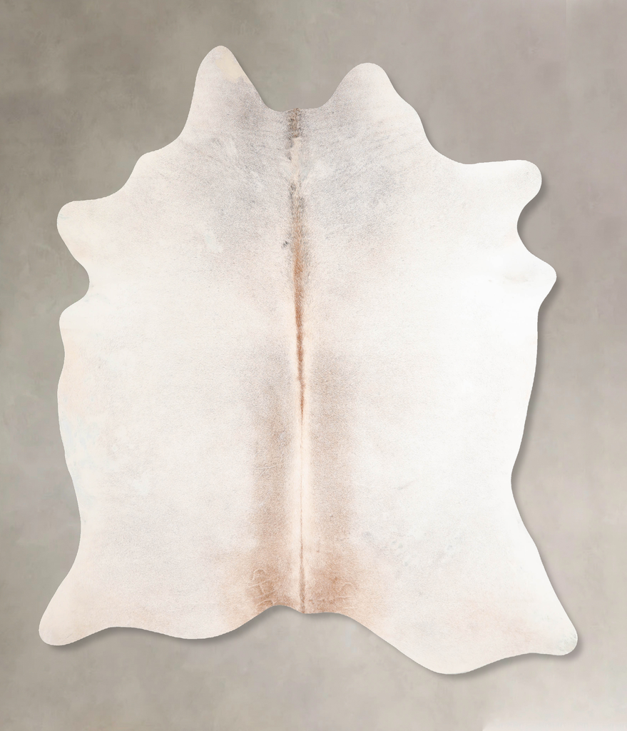 Grey with Beige Large Brazilian Cowhide Rug 6'8"H x 5'8"W #A29943 by Hudson Hides