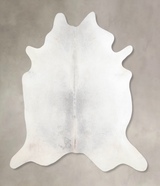 Medium Grey X-Large Brazilian Cowhide Rug 6'8"H x 6'11"W #A29946 by Hudson Hides