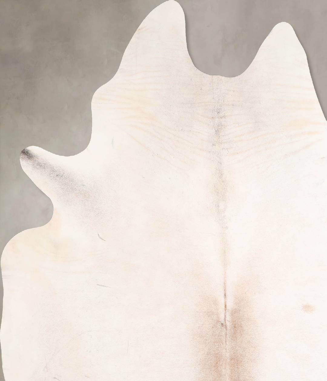 Grey with Beige X-Large Brazilian Cowhide Rug 7'6"H x 6'1"W #A29950 by