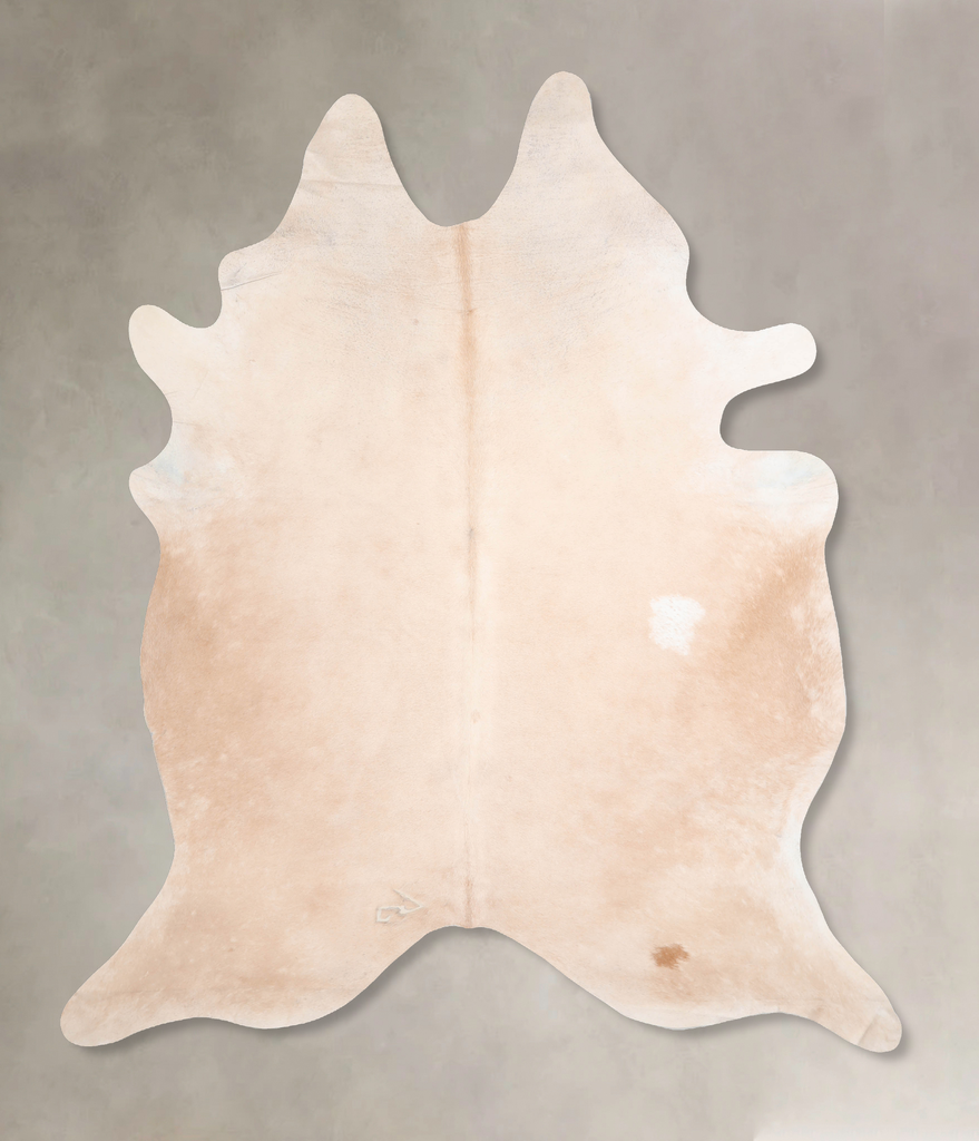 Beige XX-Large Brazilian Cowhide Rug 8'3"H x 6'8"W #A29967 by Hudson Hides