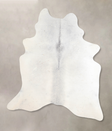 Medium Grey Large Brazilian Cowhide Rug 6'8"H x 5'8"W #A29978 by Hudson Hides