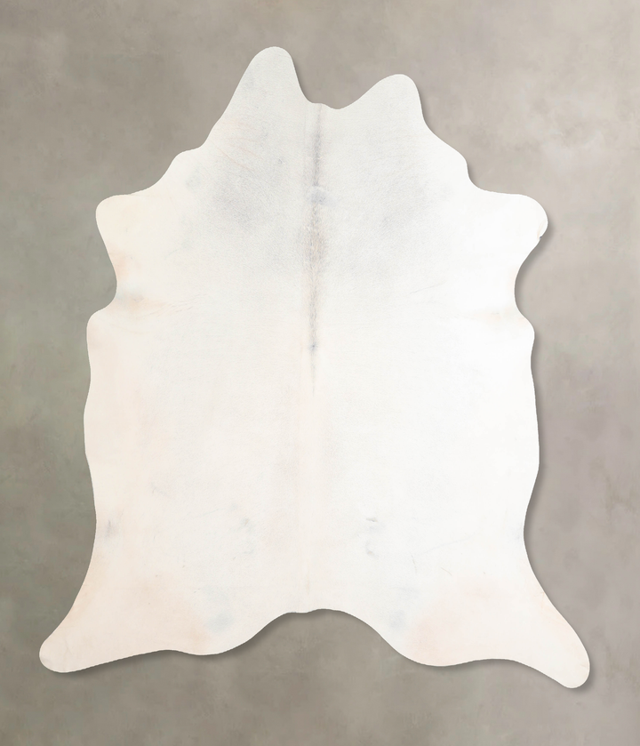 Ivory with Beige X-Large Brazilian Cowhide Rug 6'11"H x 6'5"W #A29979 by Hudson Hides
