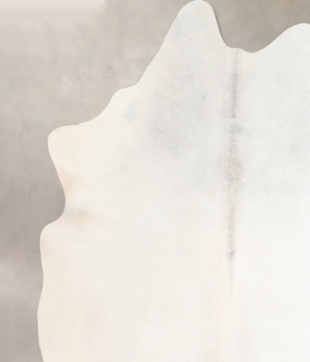 Ivory with Beige X-Large Brazilian Cowhide Rug 6'11"H x 6'5"W #A29979 