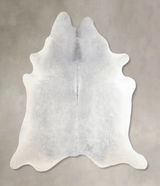 Medium Grey X-Large Brazilian Cowhide Rug 6'11"H x 6'8"W #A29982 by Hudson Hides