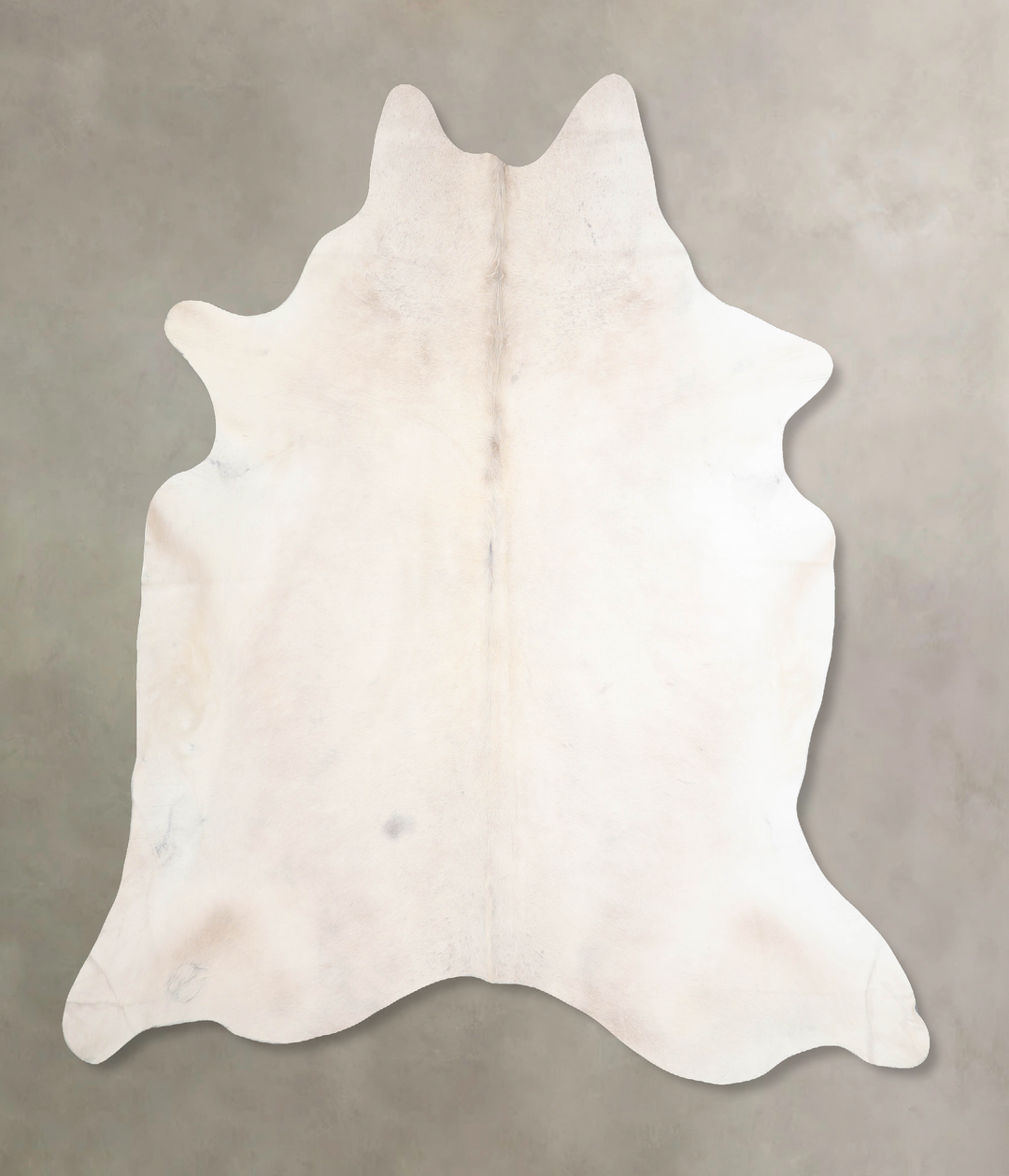 Ivory with Beige XX-Large Brazilian Cowhide Rug 7'6"H x 7'2"W #A30017 