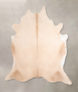 Beige XX-Large Brazilian Cowhide Rug 7'6"H x 6'11"W #A30026 by Hudson Hides