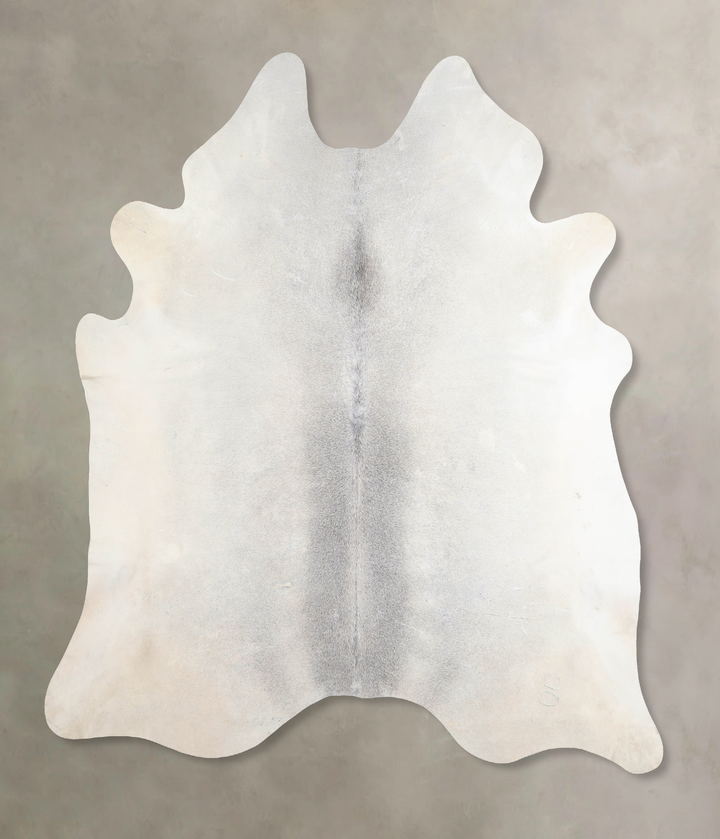 Medium Grey XX-Large Brazilian Cowhide Rug 7'6"H x 7'0"W #A30050 by Hudson Hides