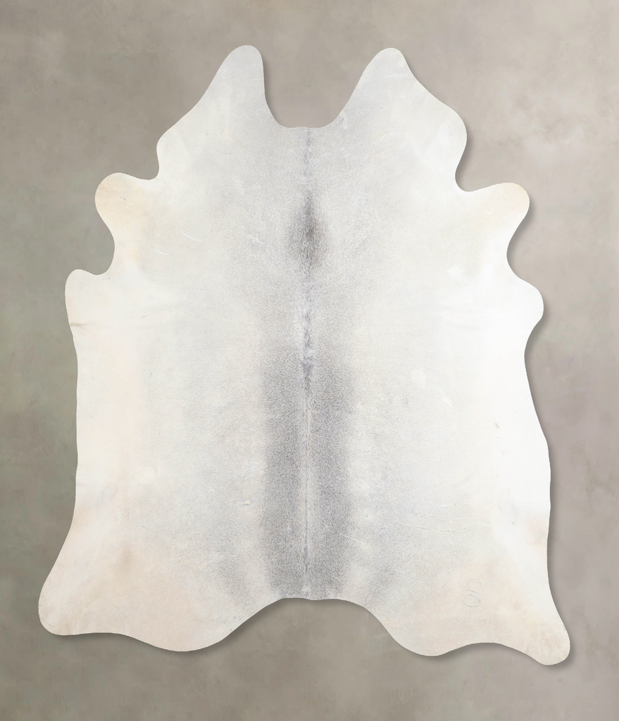 Medium Grey XX-Large Brazilian Cowhide Rug 7'6"H x 7'0"W #A30050 by Hudson Hides