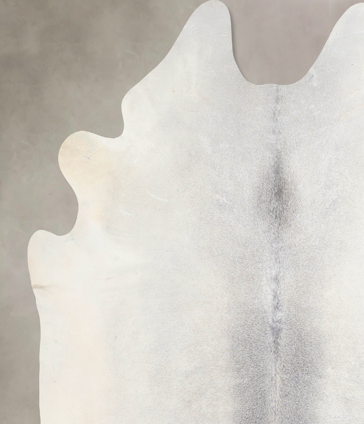 Medium Grey XX-Large Brazilian Cowhide Rug 7'6"H x 7'0"W #A30050 by Hudson Hides