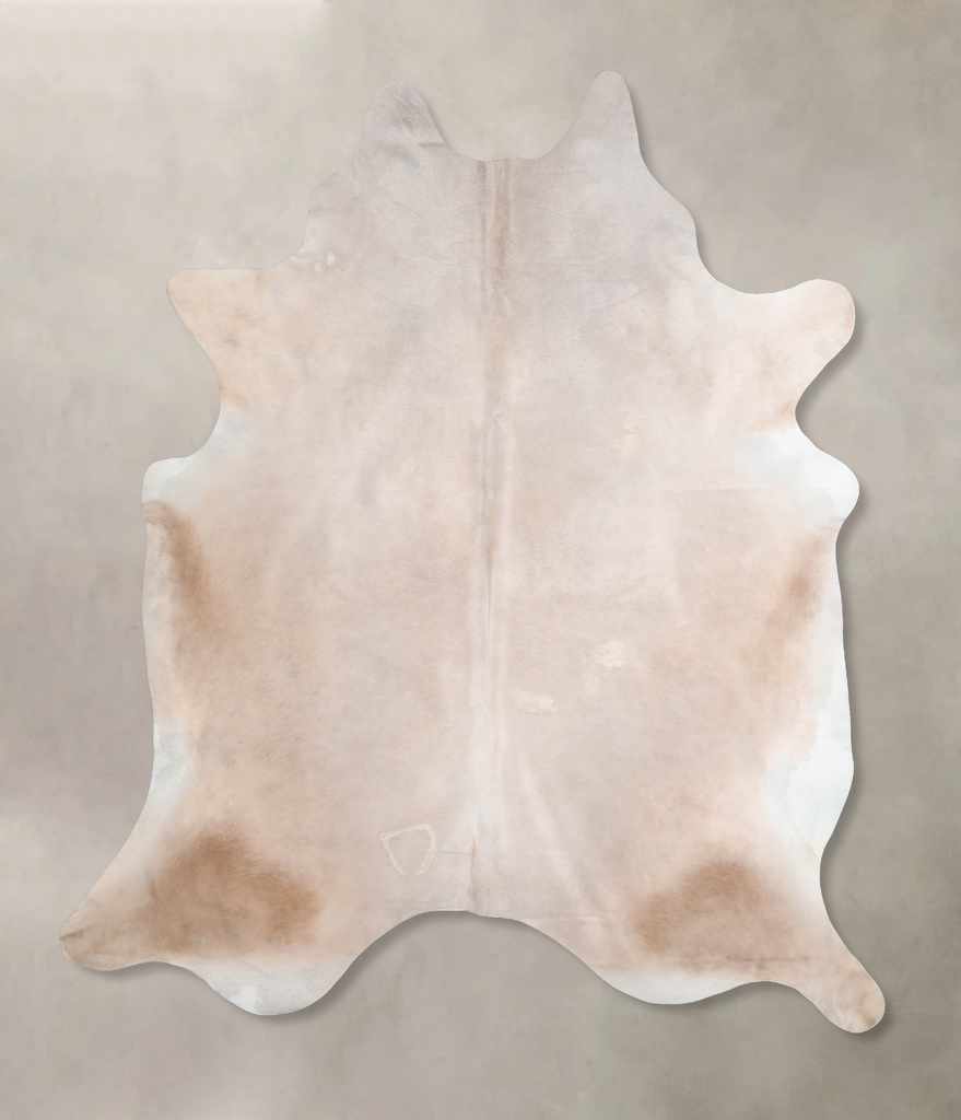 Champagne XX-Large Brazilian Cowhide Rug 8'3"H x 7'1"W #A30055 by Hudson Hides
