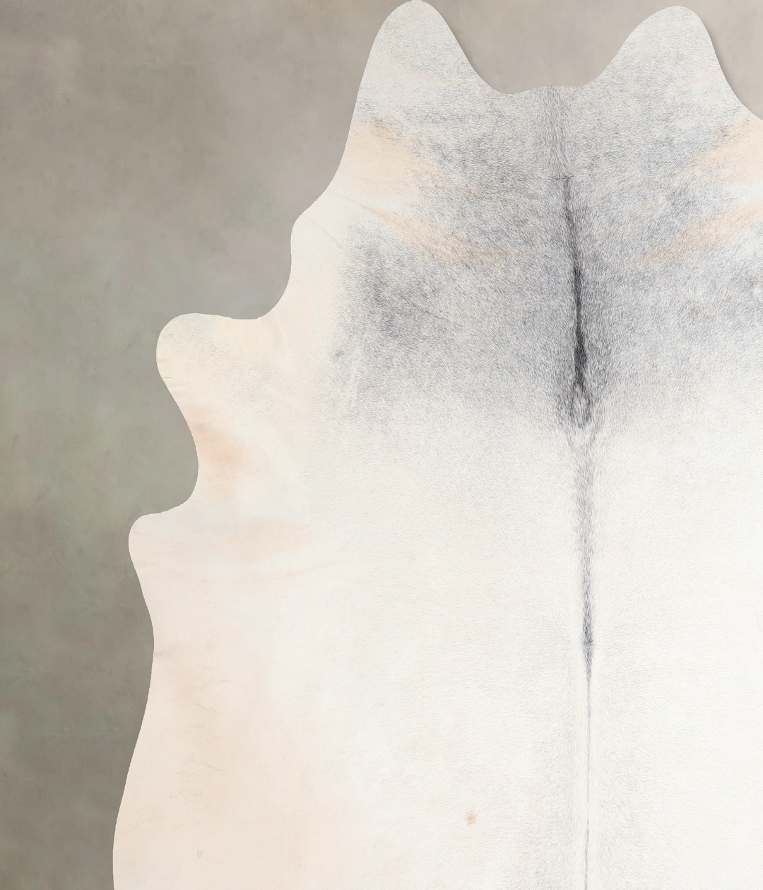 Medium Grey XX-Large Brazilian Cowhide Rug 7'10"H x 7'8"W #A30095 by H