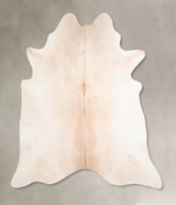 Beige XX-Large Brazilian Cowhide Rug 7'7"H x 7'4"W #A30106 by Hudson Hides