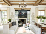 Beige XX-Large Brazilian Cowhide Rug 7'7"H x 7'4"W #A30106 by Hudson Hides